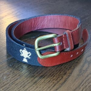 Smathers & Branson Needlepoint Belt